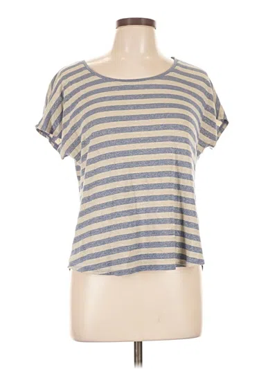 Pre-owned Chico's Short Sleeve T-shirt In Gray