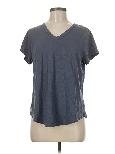Pre-owned Chico's Short Sleeve T-shirt In Gray
