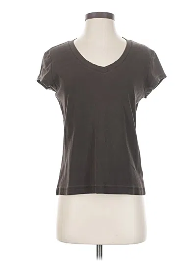 Pre-owned Chico's Short Sleeve T-shirt In Gray