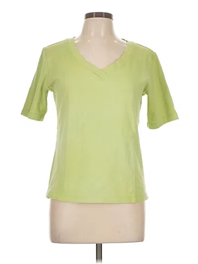 Pre-owned Chico's Short Sleeve T-shirt In Green