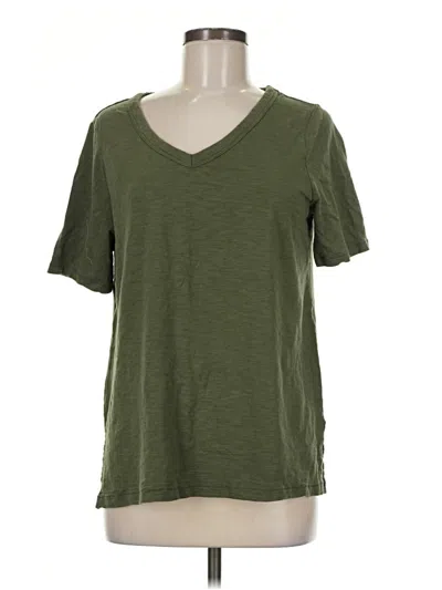 Pre-owned Chico's Short Sleeve T-shirt In Green