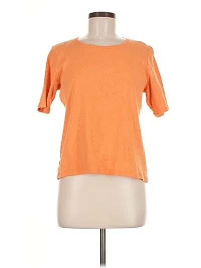 Pre-owned Chico's Short Sleeve T-shirt In Orange