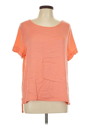 Pre-owned Chico's Short Sleeve T-shirt In Orange