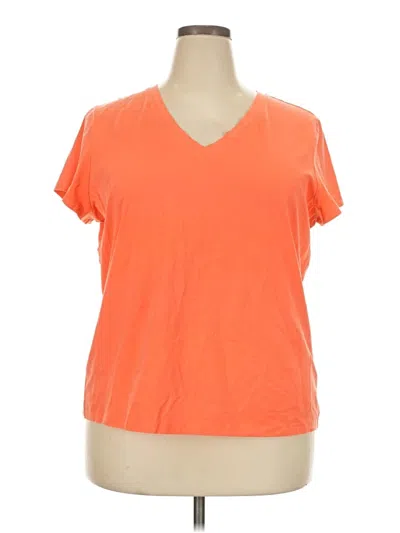 Pre-owned Chico's Short Sleeve T-shirt In Orange
