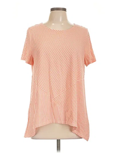 Pre-owned Chico's Short Sleeve T-shirt In Orange