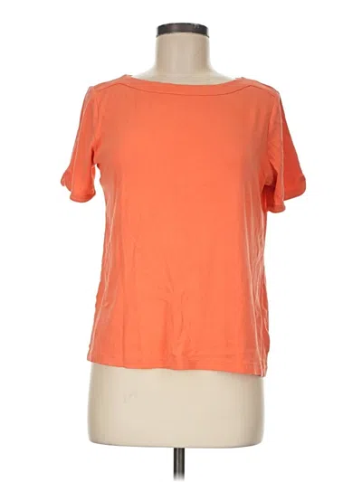 Pre-owned Chico's Short Sleeve T-shirt In Orange