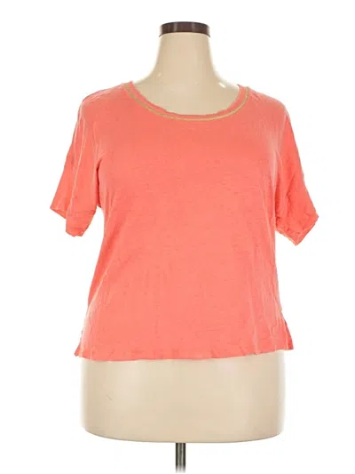 Pre-owned Chico's Short Sleeve T-shirt In Orange