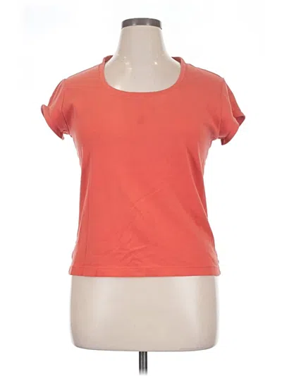 Pre-owned Chico's Short Sleeve T-shirt In Orange
