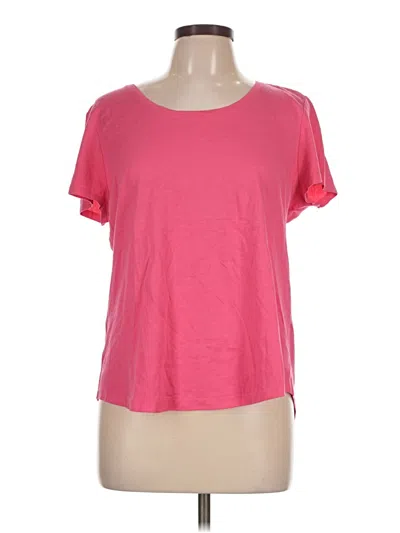 Pre-owned Chico's Short Sleeve T-shirt In Pink