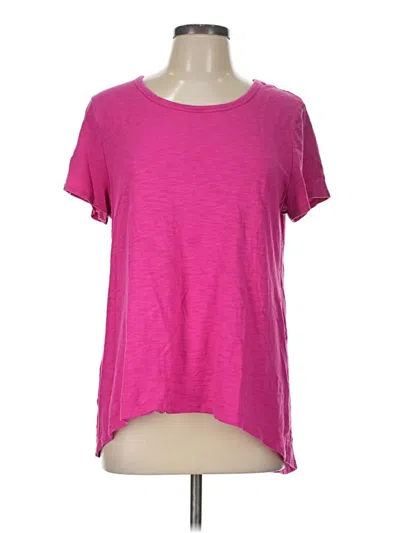 Pre-owned Chico's Short Sleeve T-shirt In Pink