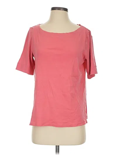 Pre-owned Chico's Short Sleeve T-shirt In Pink