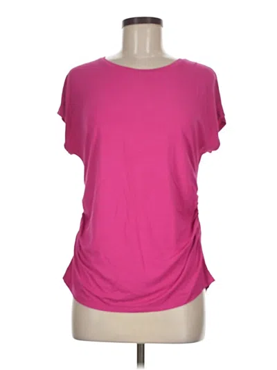 Pre-owned Chico's Short Sleeve T-shirt In Pink