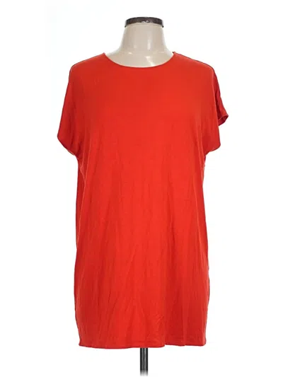 Pre-owned Chico's Short Sleeve T-shirt In Red