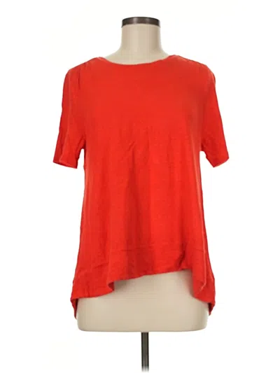 Pre-owned Chico's Short Sleeve T-shirt In Red