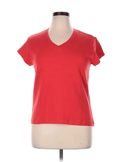 Pre-owned Chico's Short Sleeve T-shirt In Red
