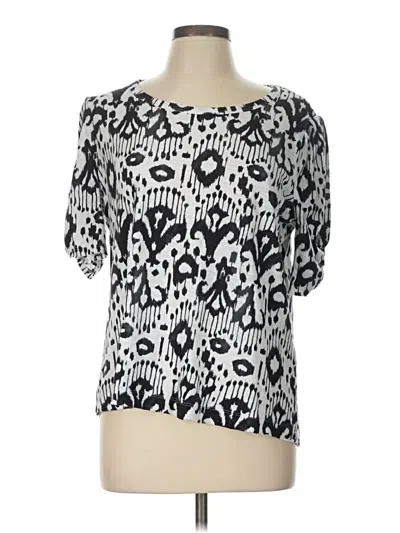 Pre-owned Chico's Short Sleeve T-shirt In Silver