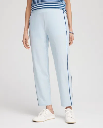Chico's Side Piping Ankle Pants In Crystal Springs Size 14 |  Zenergy Activewear