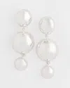 Chico's Silver Drop Clip-on Earrings |  In Silver