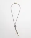 Chico's Silver Lariat Adjustable Necklace |  In Silver
