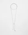 Chico's Silver Lariat Necklace |  In Silver