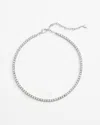 Chico's Silver Tennis Necklace |  In Silver