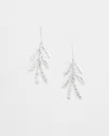 CHICO'S SILVER TONE LEAF EARRINGS | CHICO'S