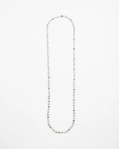 Chico's Single Silver-tone Nugget Necklace |
