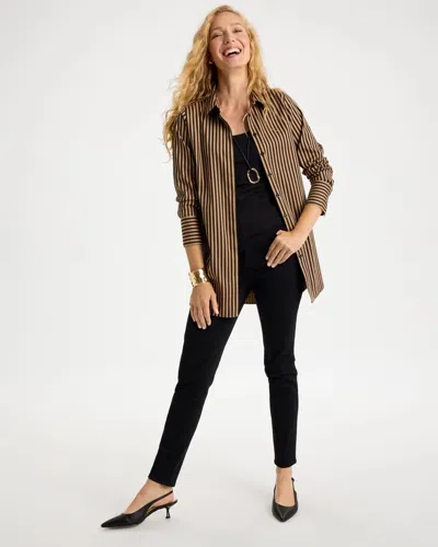 Chico's Skinny Ankle Jeans In Black Rinse