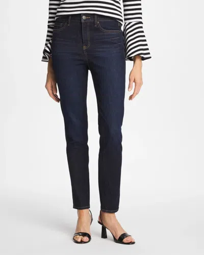 Chico's Skinny Ankle Jeans In Scarlet Oak Indigo In Blue