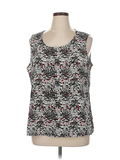 Pre-owned Chico's Sleeveless Blouse In Black