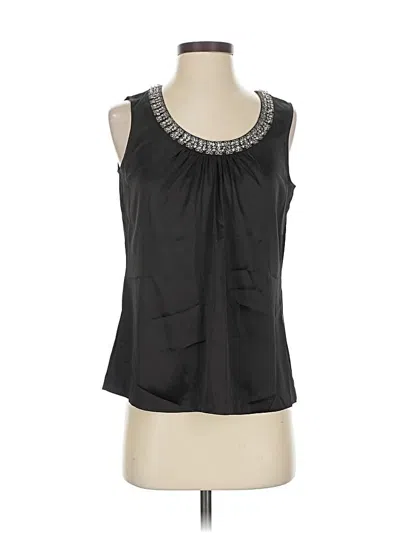 Pre-owned Chico's Sleeveless Blouse In Black