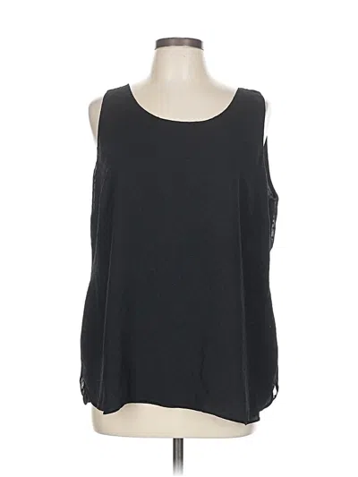 Pre-owned Chico's Sleeveless Blouse In Black