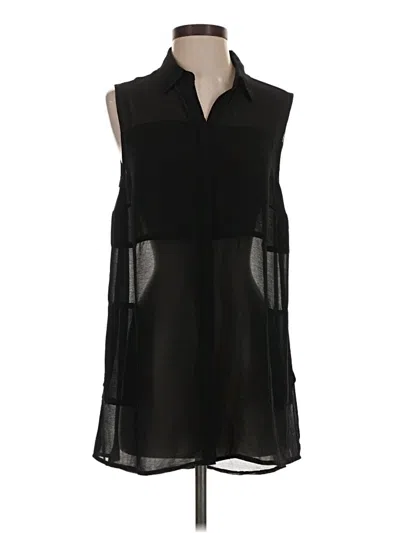 Pre-owned Chico's Sleeveless Blouse In Black