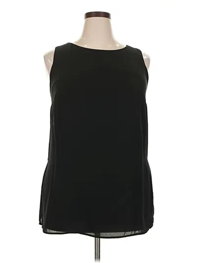 Pre-owned Chico's Sleeveless Blouse In Black