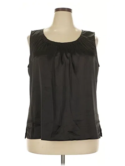 Pre-owned Chico's Sleeveless Blouse In Black