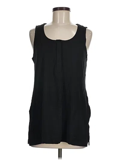 Pre-owned Chico's Sleeveless Blouse In Black