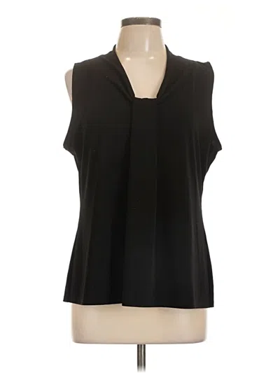 Pre-owned Chico's Sleeveless Blouse In Black