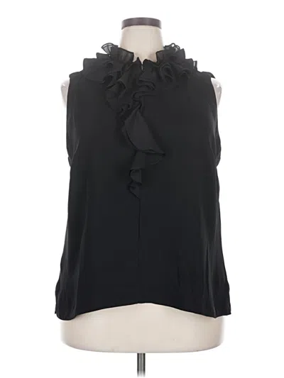 Pre-owned Chico's Sleeveless Blouse In Black