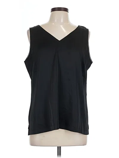 Pre-owned Chico's Sleeveless Blouse In Black