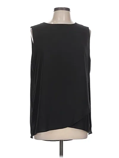 Pre-owned Chico's Sleeveless Blouse In Black