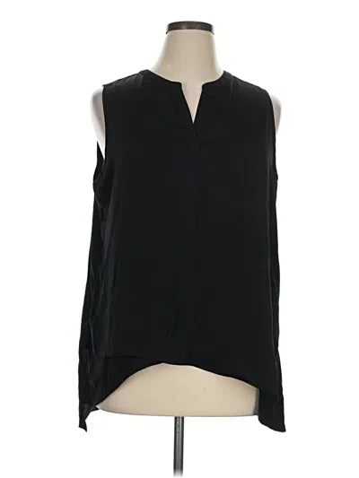 Pre-owned Chico's Sleeveless Blouse In Black