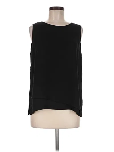 Pre-owned Chico's Sleeveless Blouse In Black
