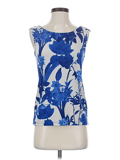 Pre-owned Chico's Sleeveless Blouse In Blue