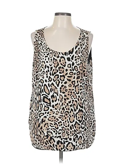 Pre-owned Chico's Sleeveless Blouse In Brown