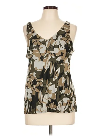 Pre-owned Chico's Sleeveless Blouse In Brown