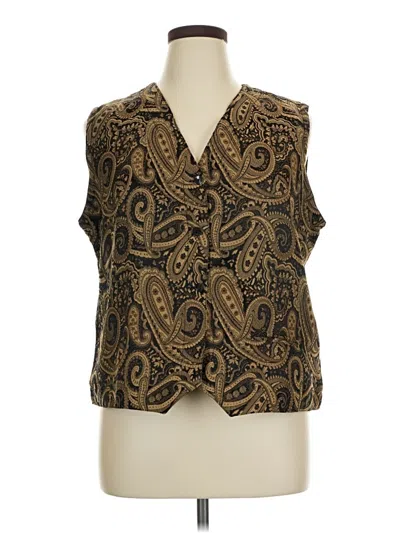 Pre-owned Chico's Sleeveless Blouse In Brown