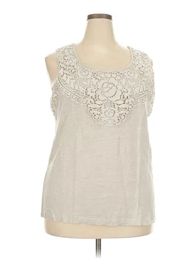 Pre-owned Chico's Sleeveless Blouse In Gray