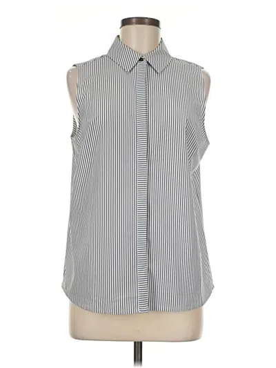 Pre-owned Chico's Sleeveless Blouse In Gray