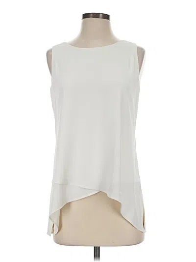 Pre-owned Chico's Sleeveless Blouse In Ivory