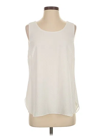 Pre-owned Chico's Sleeveless Blouse In Ivory